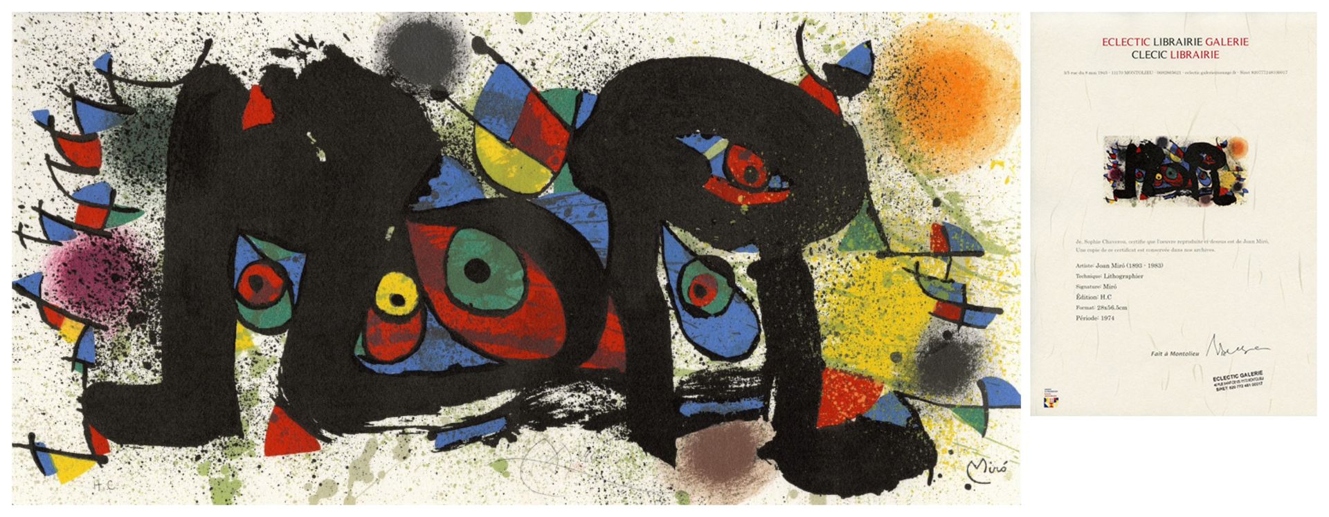 Joan Miro (1893-1983), Lithograph