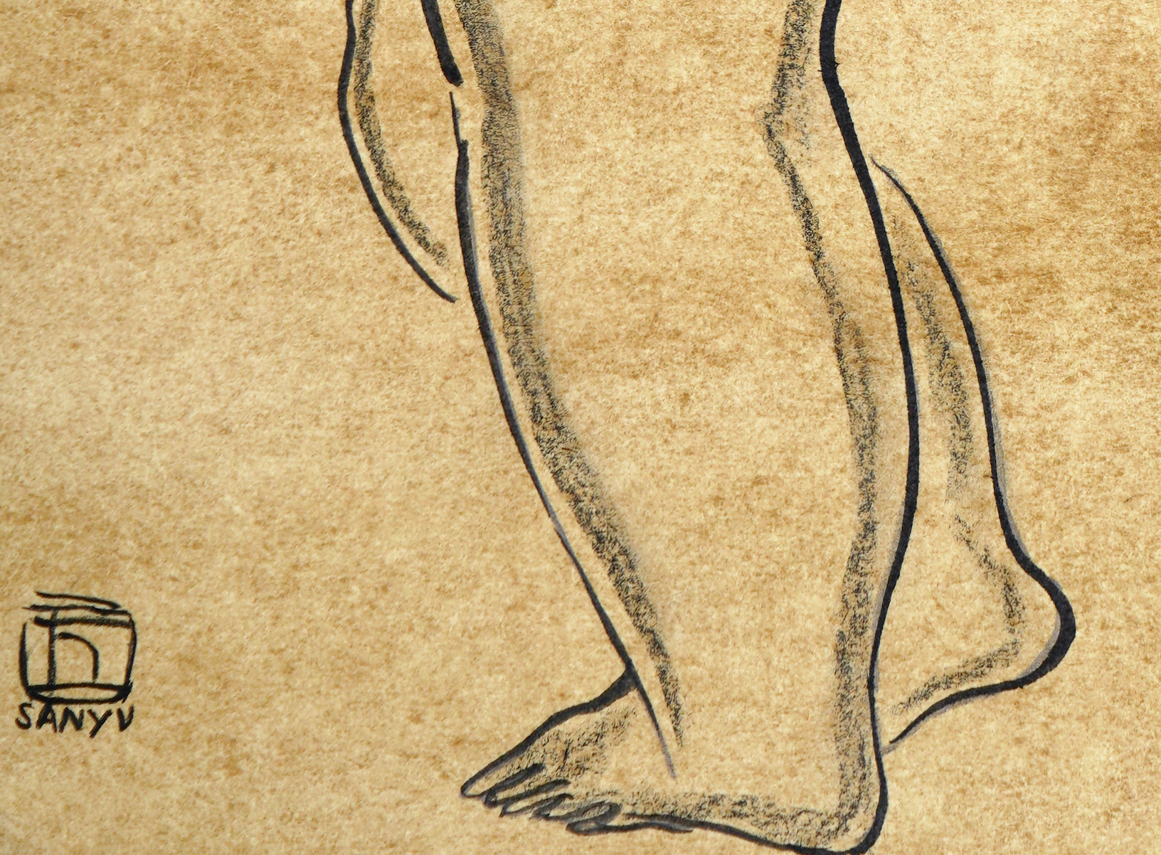 Sanyu (1895-1966), Sketch on Paper - Image 2 of 2