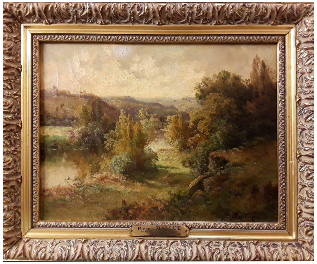 Pierre Ernest Ballue (1855-1928), Oil Painting on Canvas