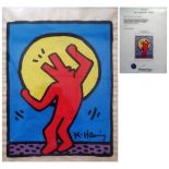 Keith Haring (1958-1990), Watercolor on Paper, Manuscript