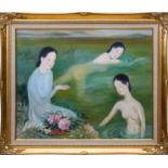 Vu Cao Dam (1908-2000), Oil on Canvas