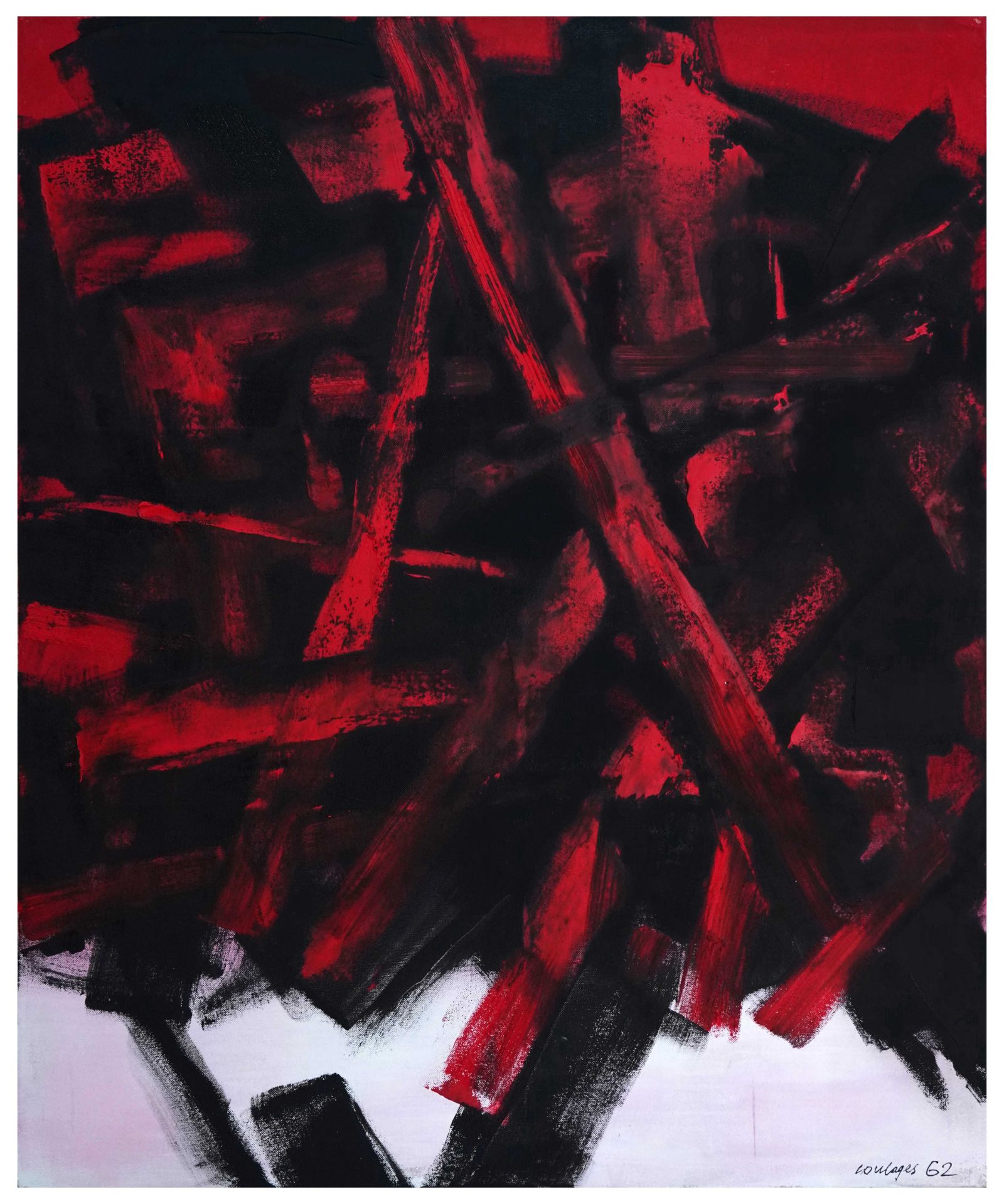 Pierre Soulages (1919-2022), Oil on Canvas