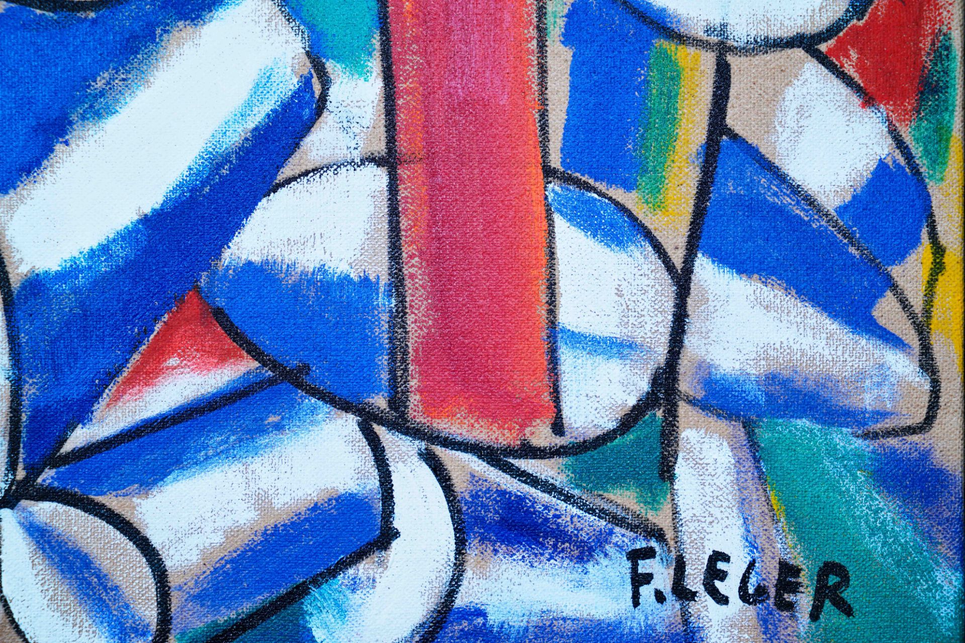 Fernand Leger (1881-1955), Oil on Canvas - Image 3 of 4