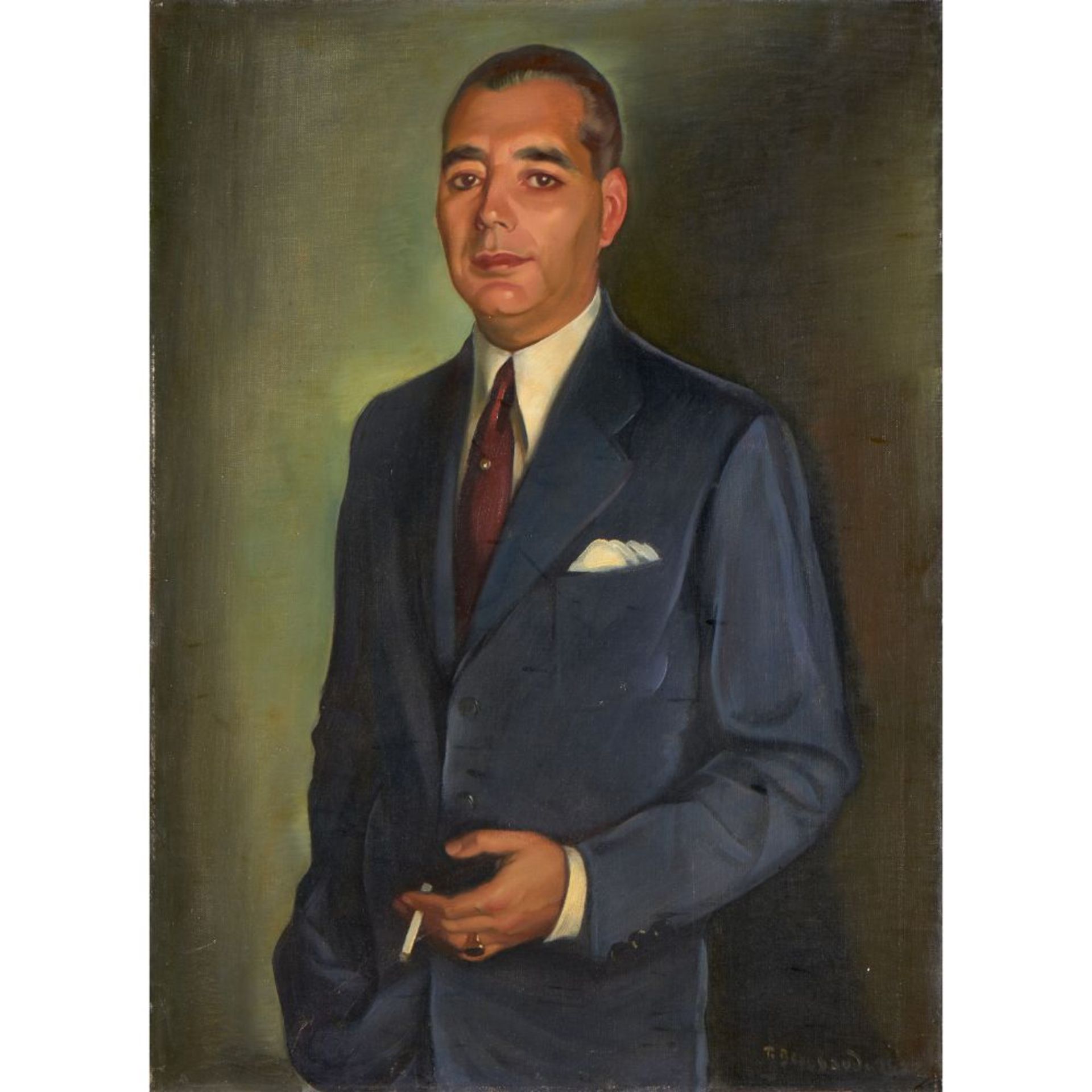 Ricardo Bensaúde (1894-1974)Portrait of Júlio Anahory de Quental Calheiros, count of Covilhã (1899-1