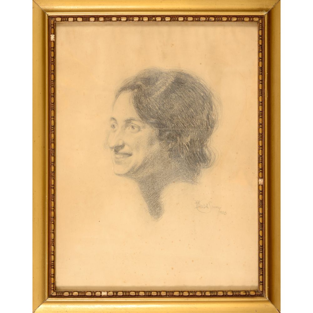 Alberto de Sousa (1880-1961)Woman's head