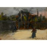 Maurice Utrillo (1883-1955)"Le Moulin de la Galette"