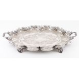 A galleried tray