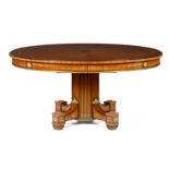 An Empire dining table
