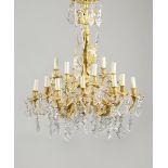 A Louis XV style chandelier