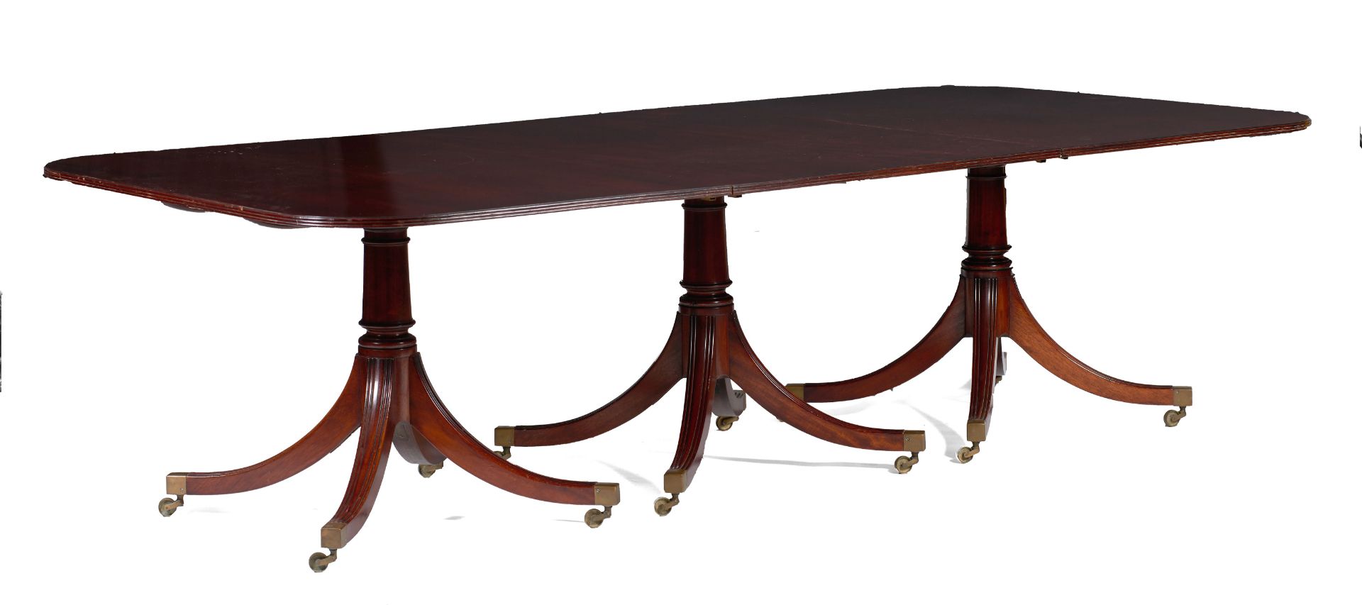An English dining table