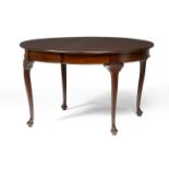 A Queen Anne style dining table