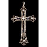 A cross pendant