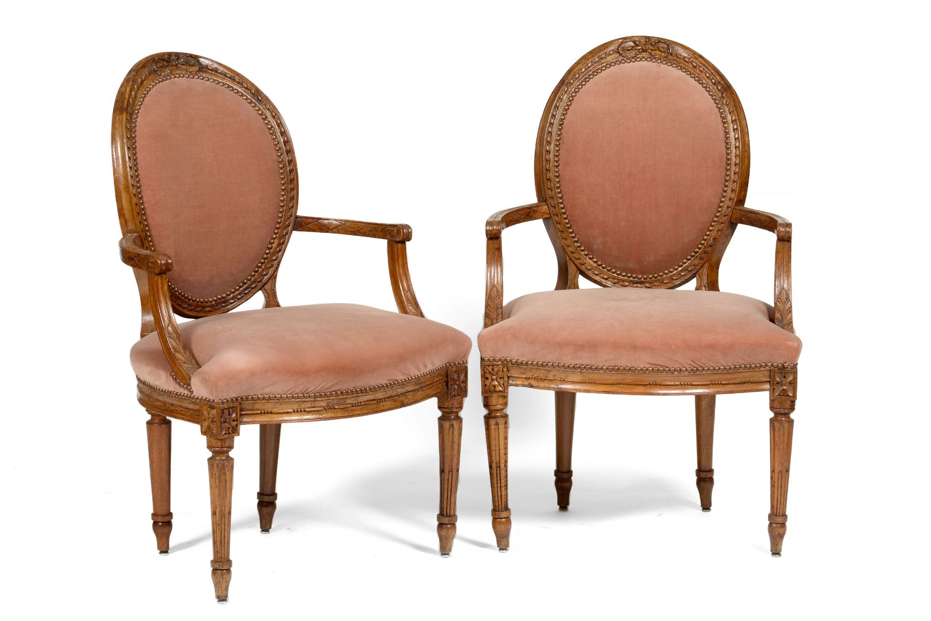 A pair of fauteuils