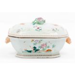 A tureen with cover