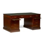 A large George III style desk