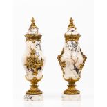 A pair of Louis XV style amphorae