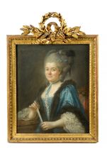 Louis Vigée (1715-1767)A portrait of Madame Lorrain