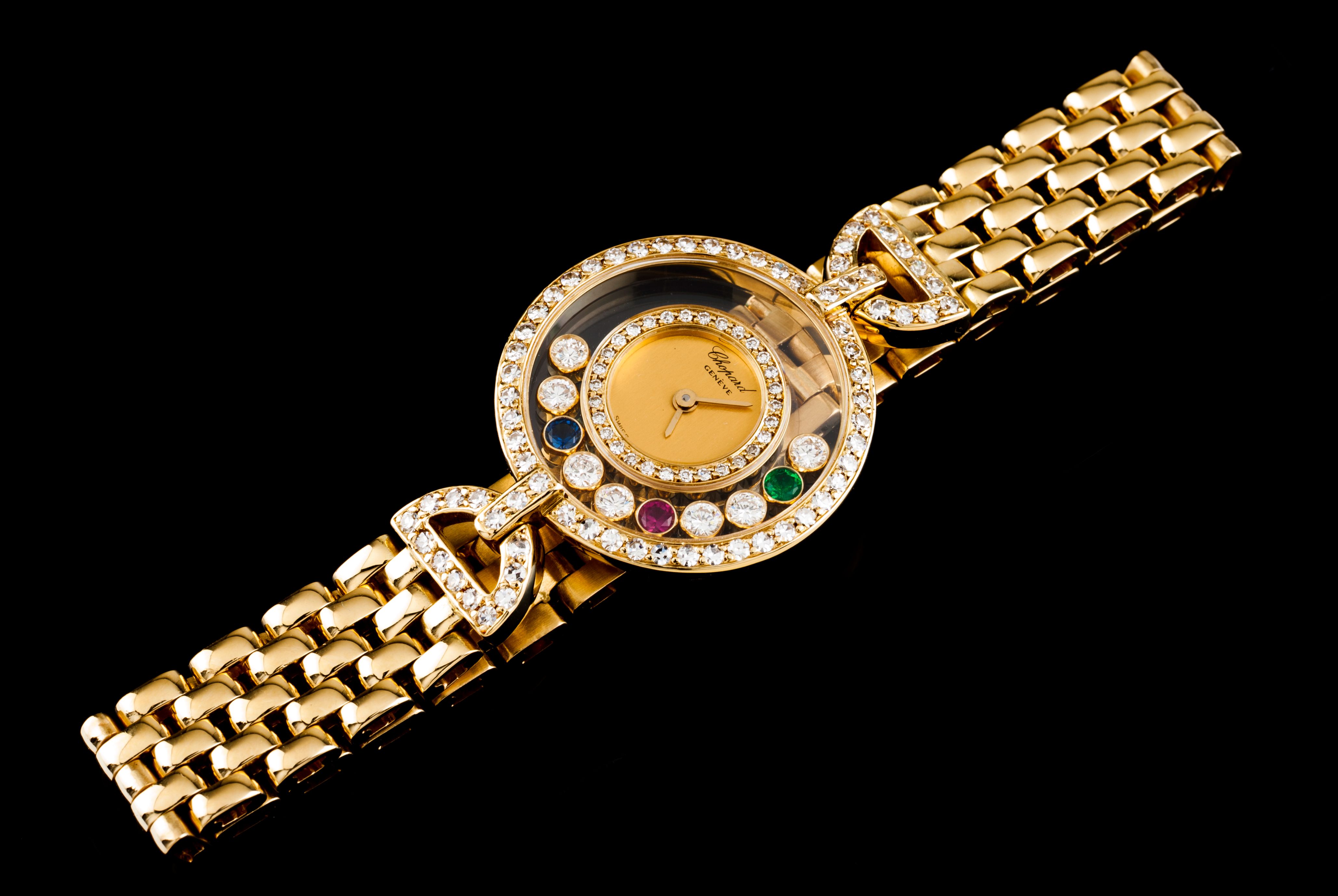 A CHOPARD wristwatch, HAPPY DIAMONDS collection