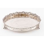 A galleried salver