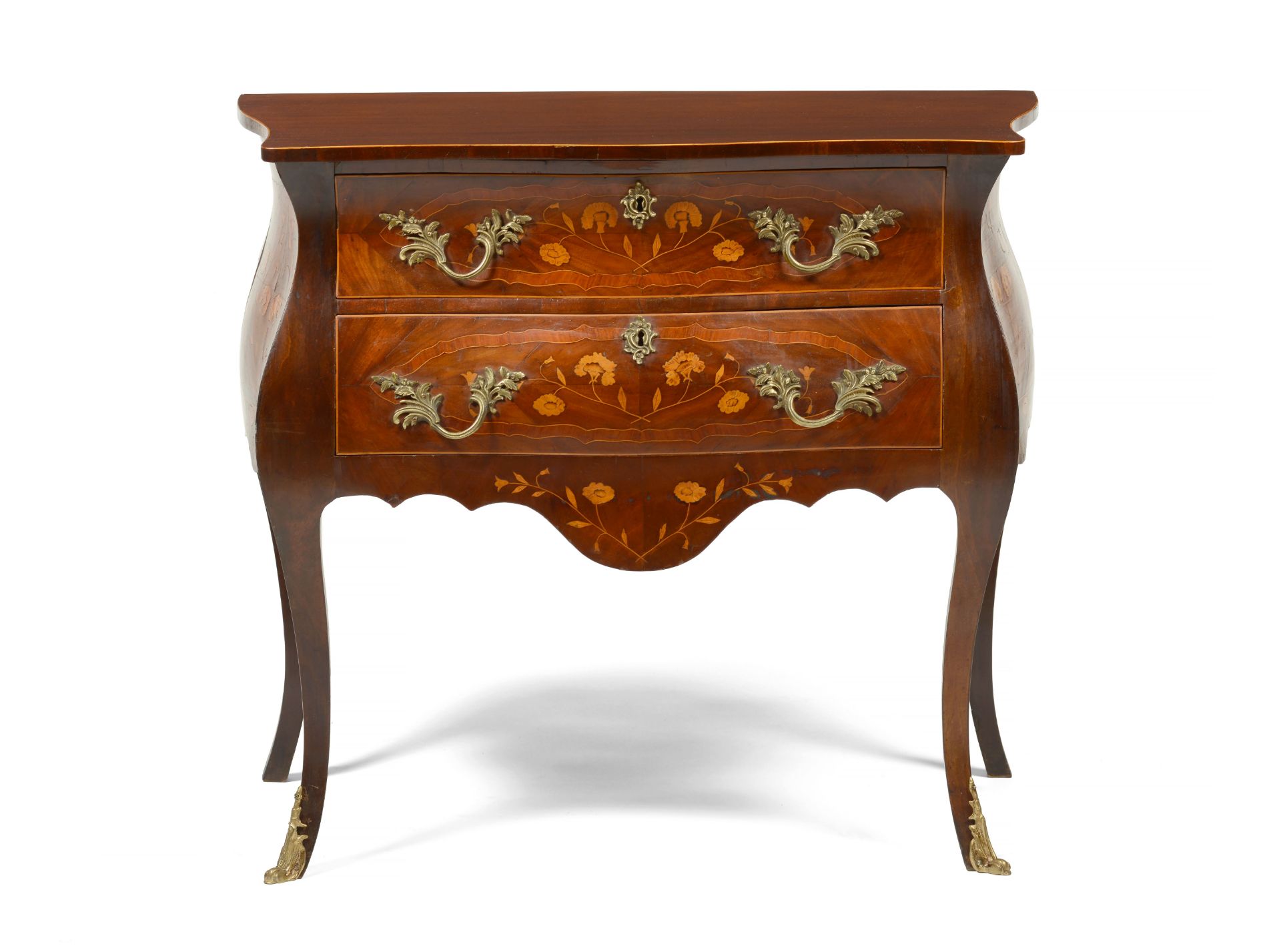 A pair of Louis XV style commodes - Image 2 of 2