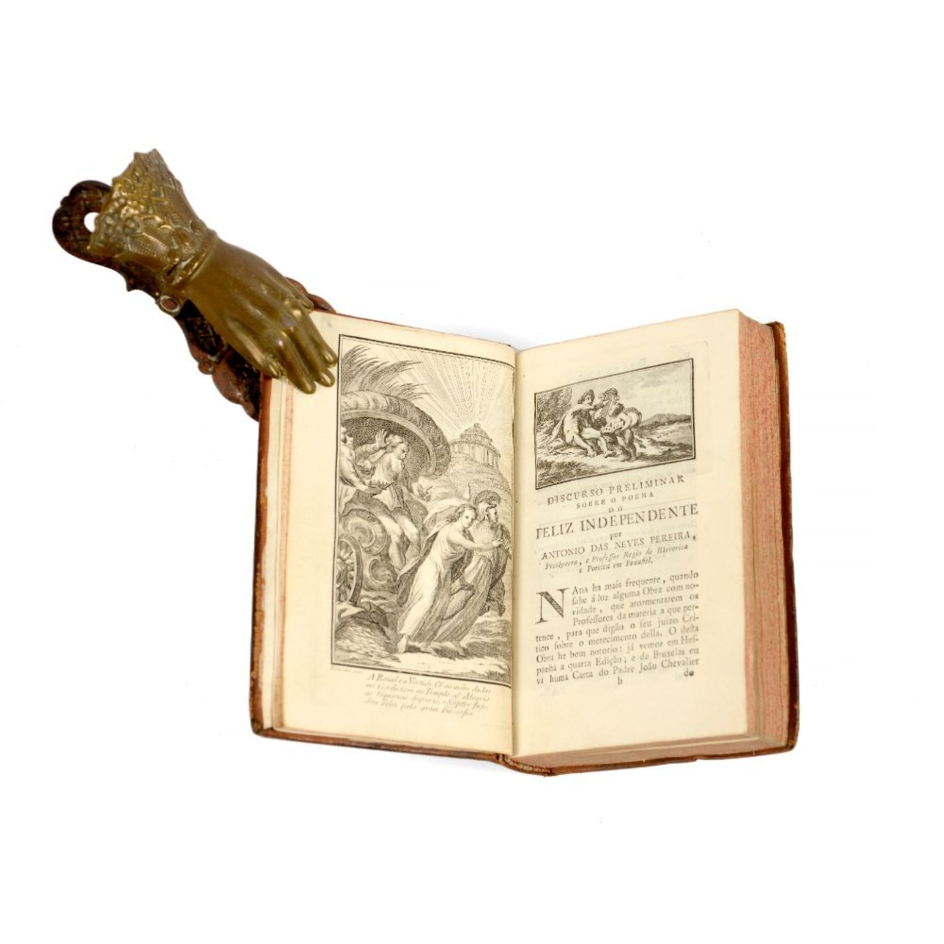 ALMEIDA, Teodoro de, 1722-1804, C.O. O feliz independente do mundo e da fortuna ou arte de viver con - Image 3 of 3