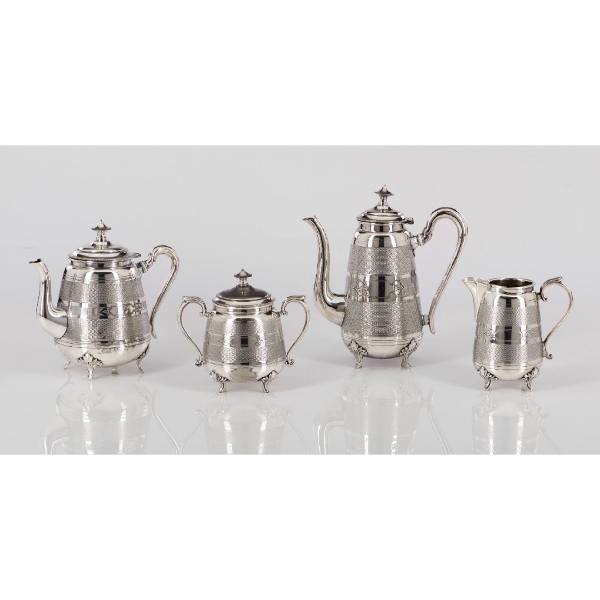 A tea and coffee set