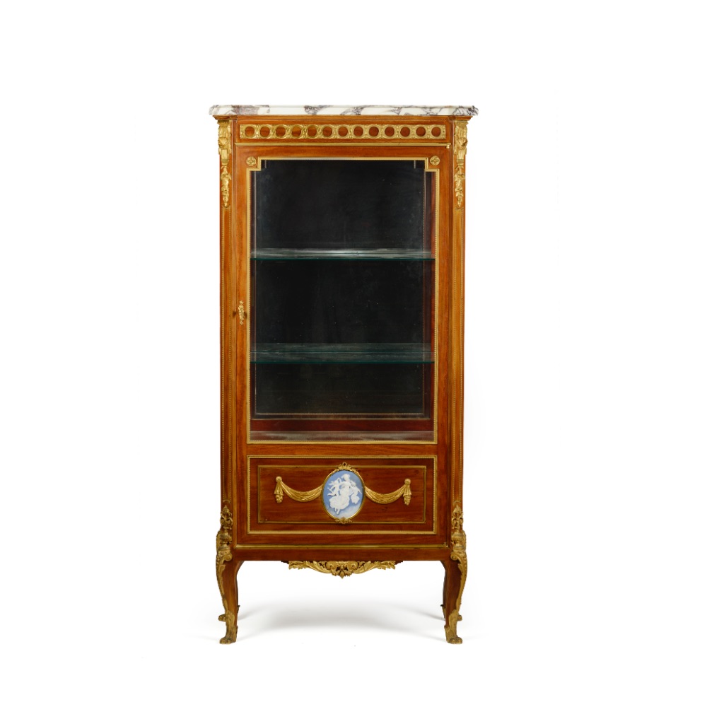 A Louis XV style display cabinet