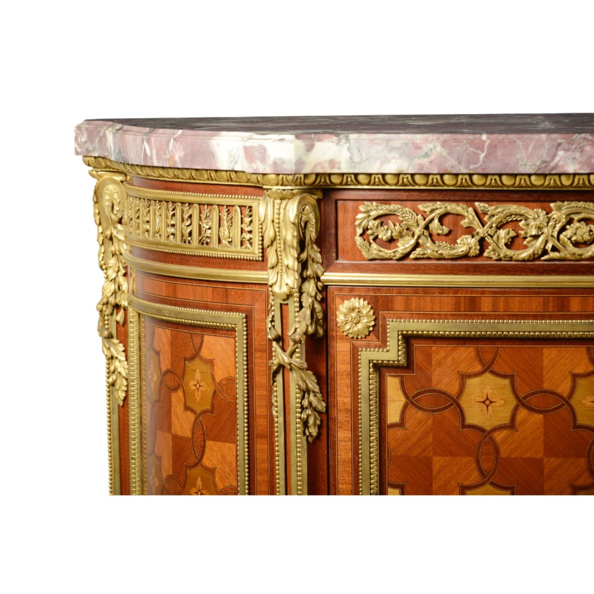 A Louis XV style low cupboard - Image 3 of 5