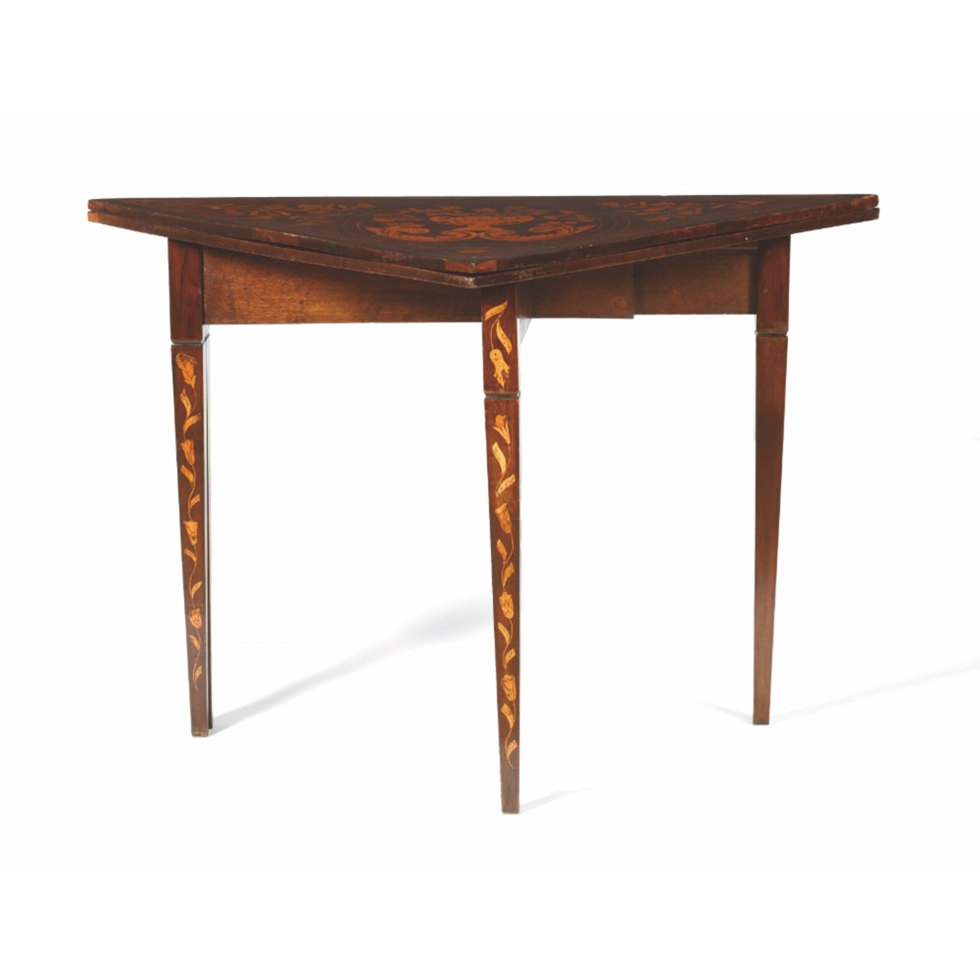 A triangular Neoclassical games table - Image 2 of 3
