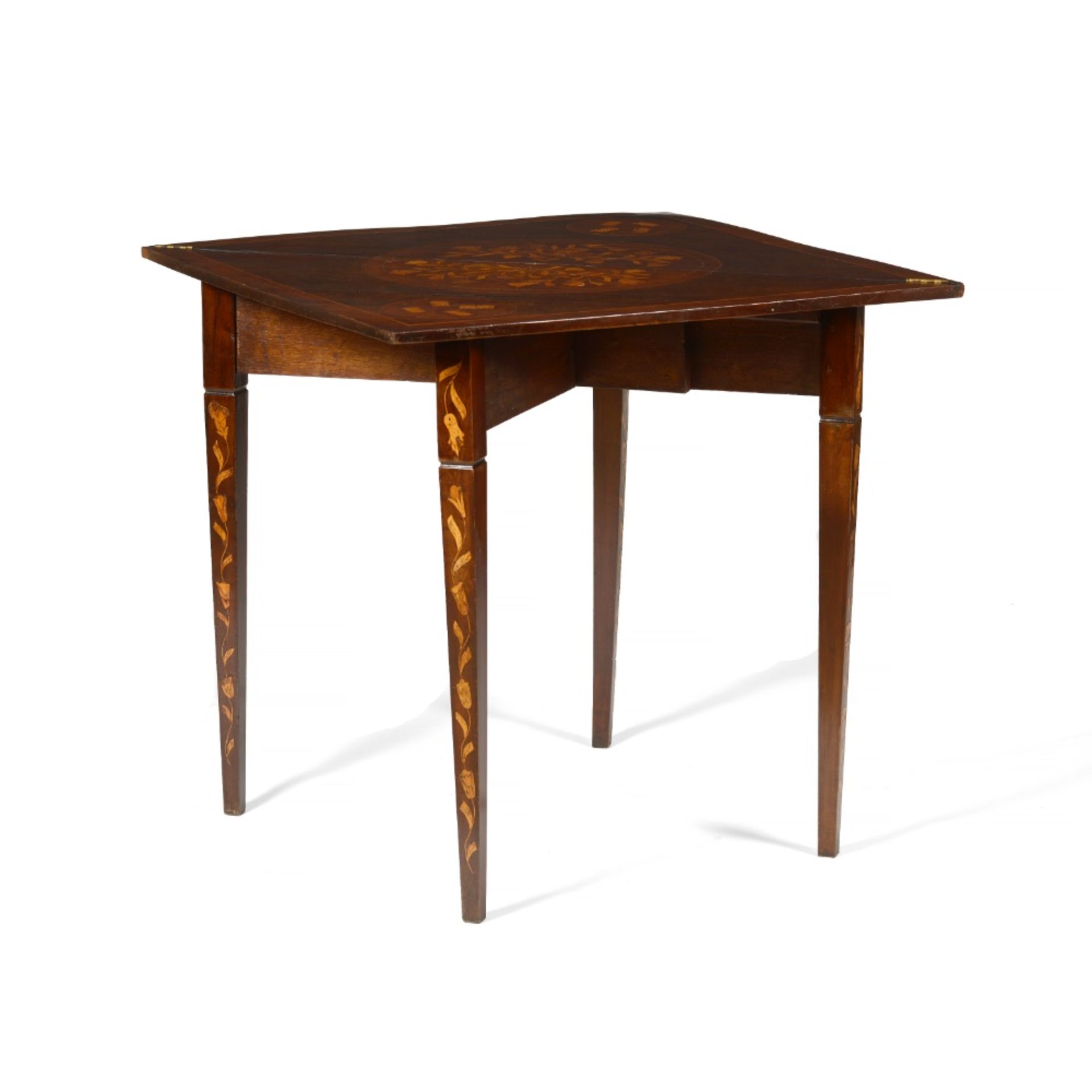 A triangular Neoclassical games table - Image 3 of 3