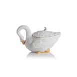 A swan shaped milk jug