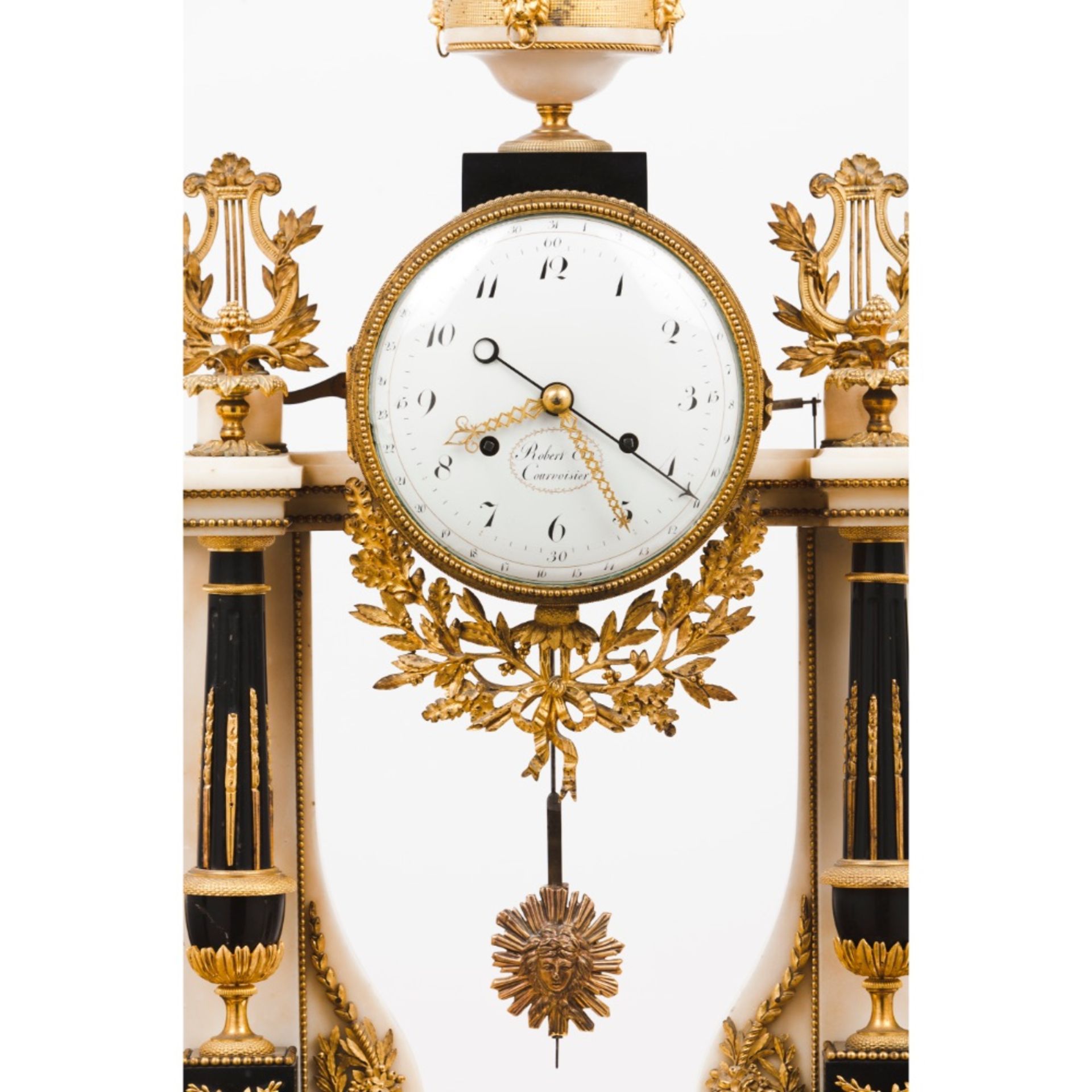 An important Louis XVI "pendule portique" by Robert & Courvoisier - Bild 2 aus 5