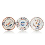 A group of five Imari plates