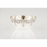 A bowl, Silver 916/000, Frieze decoration, Lisbon hallmark (1887-1937) and goldsmith's mark LEITÃO &