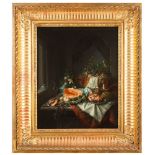Dutch school, 17th/18th century, Still life, Oil on board, Provenance: Count of Ameal collection,