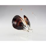 An insect, Silver 925/000, Two bivalve shells and two agates, Post-2021 hallmark, (signs of wear),