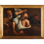 European School, 18th century, The Liberation of Saint Peter, Oil on canvas, Signed, (unidentified