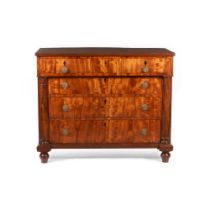 An Empire chest of drawers