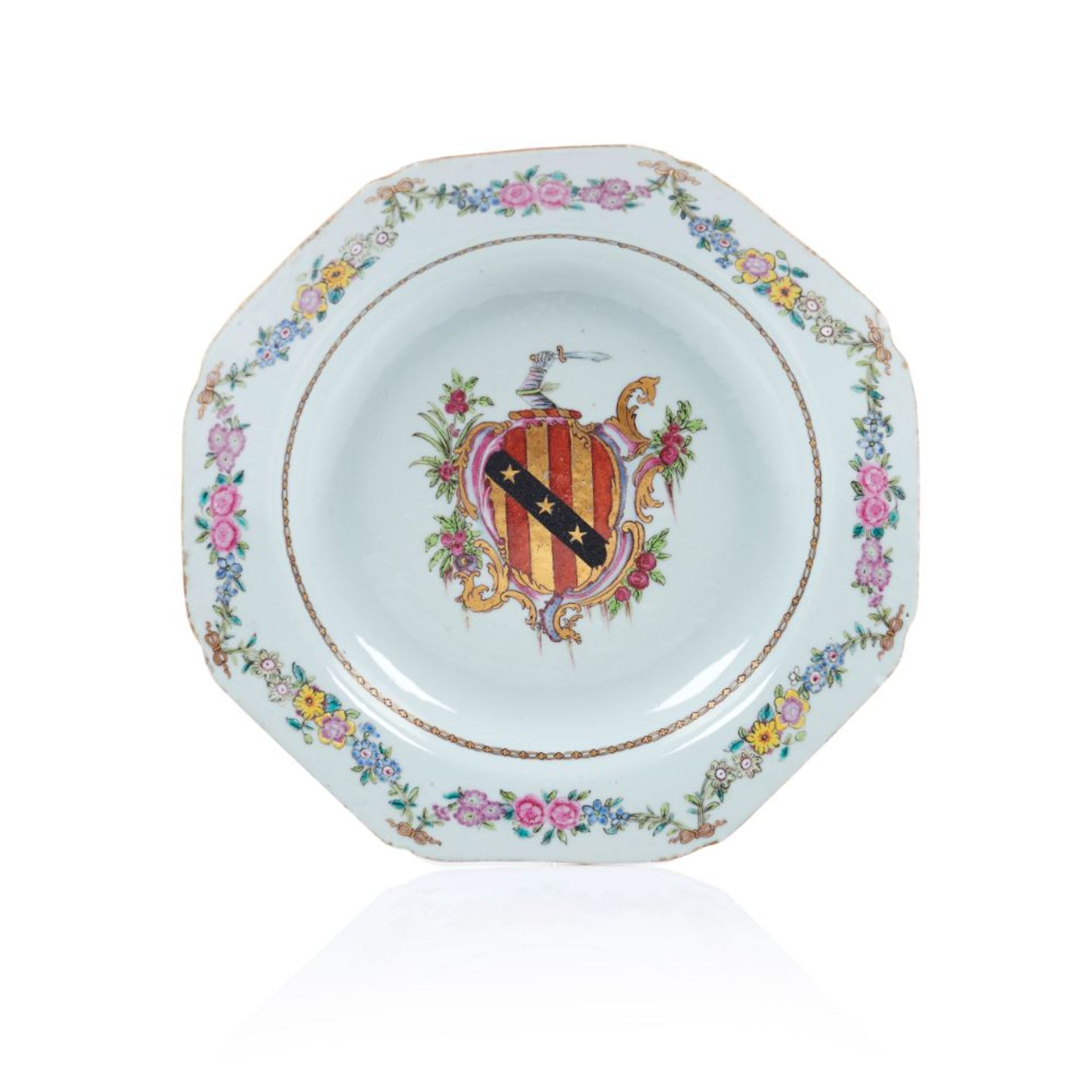 An armorial plate