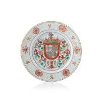 An armorial plate