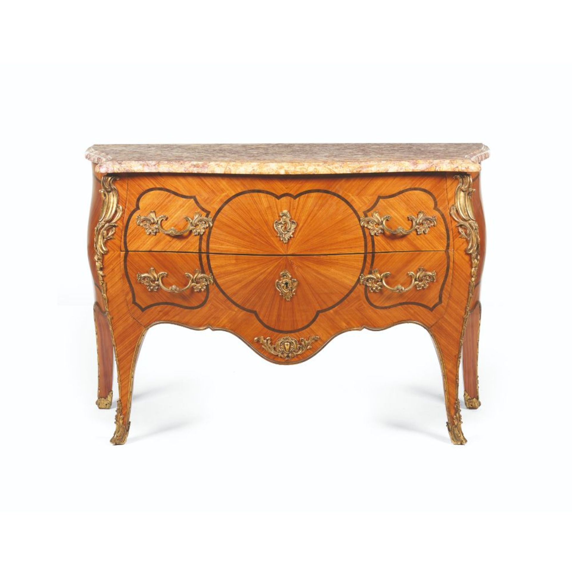 A Louis XV style commode - Bild 2 aus 2