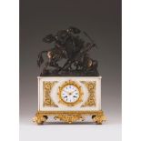 A Louis XV style table clock