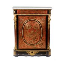 A Napoleon III Boulle style low cabinet