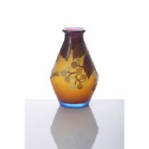Emile Gallé (1846-1904)An Art Nouveau vase