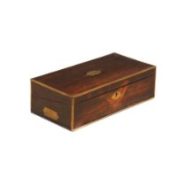 A Victorian travelling writing box