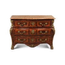 A Regence style chest of drawers