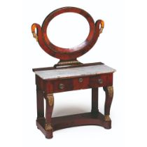 An Empire style dressing table