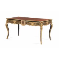 Louis XIV style bureau-plat after André-Charles Boulle (1642-1732)