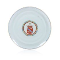 An armorial plate