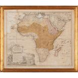 Johann Homann  (1664–1724)"Africa Secundum legitimas projectionis stereographicae"